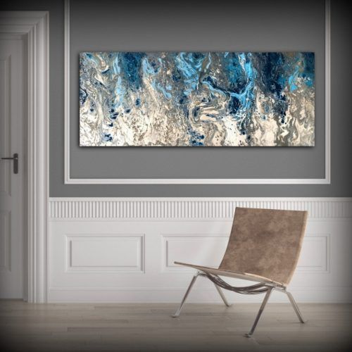 Abstract Oversized Canvas Wall Art (Photo 5 of 20)