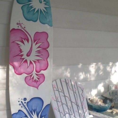 Decorative Surfboard Wall Art (Photo 13 of 25)