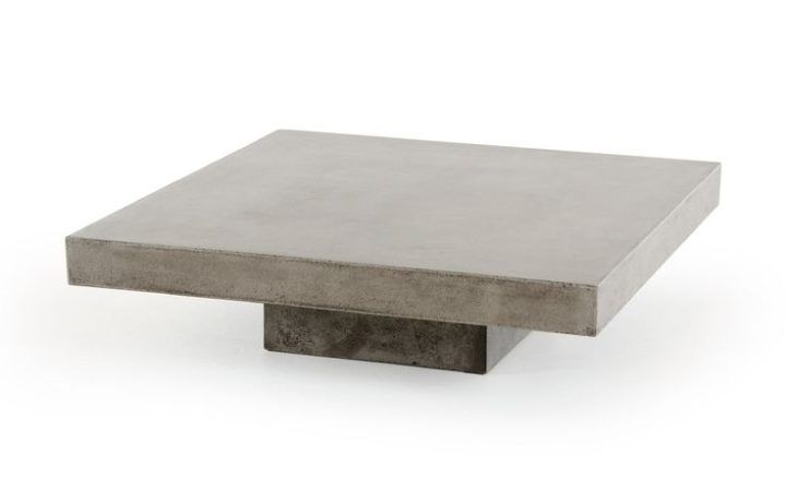 Top 20 of Modern Concrete Coffee Tables