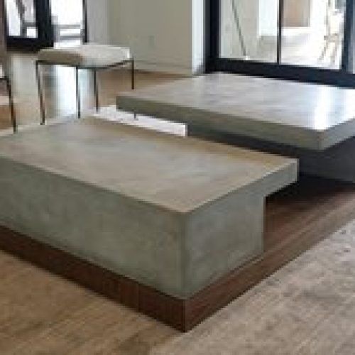 Modern Concrete Coffee Tables (Photo 4 of 20)