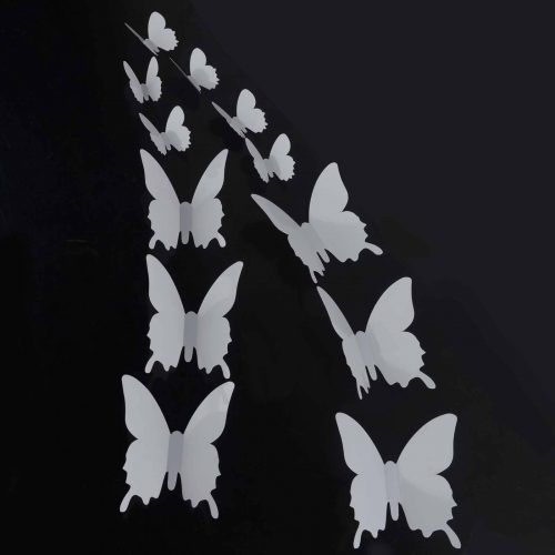 White 3D Butterfly Wall Art (Photo 16 of 20)