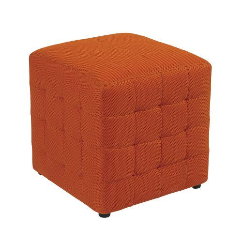 Solid Cuboid Pouf Ottomans (Photo 5 of 20)