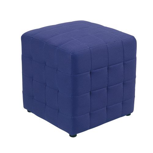 Solid Cuboid Pouf Ottomans (Photo 8 of 20)