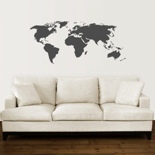Map Of The World Wall Art (Photo 5 of 20)