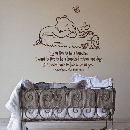 Winnie The Pooh Nursery Quotes Wall Art (Photo 8 of 20)