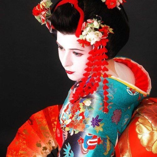 Geisha Canvas Wall Art (Photo 7 of 20)