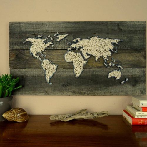 Wooden World Map Wall Art (Photo 20 of 20)
