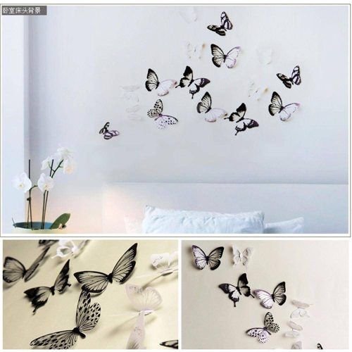 Diy 3D Butterfly Wall Art (Photo 16 of 20)
