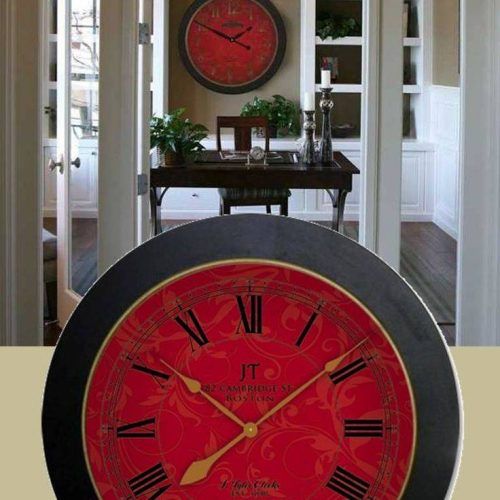 Italian Ceramic Wall Clock Decors (Photo 16 of 25)