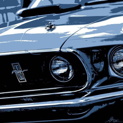 Ford Mustang Metal Wall Art (Photo 15 of 20)