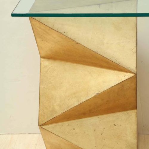 Geometric Console Tables (Photo 17 of 20)