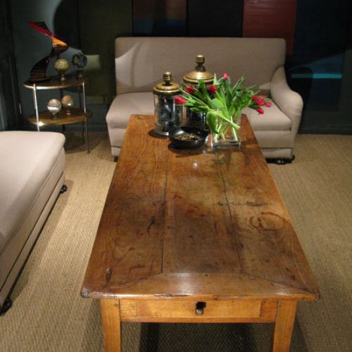 Reclaimed Fruitwood Coffee Tables (Photo 4 of 20)