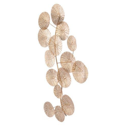 2 Piece Multiple Layer Metal Flower Wall Decor Sets (Photo 10 of 20)