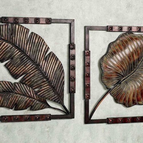 Abstract Leaf Metal Wall Art (Photo 2 of 20)