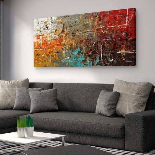 Abstract Living Room Wall Art (Photo 4 of 20)