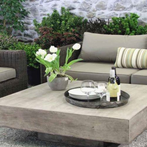 Modern Outdoor Patio Coffee Tables (Photo 13 of 20)