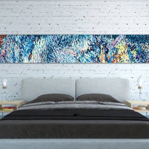 Horizontal Abstract Wall Art (Photo 1 of 20)