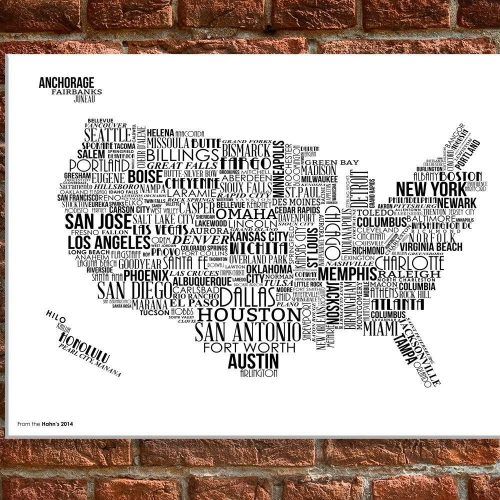 Usa Map Wall Art (Photo 10 of 20)