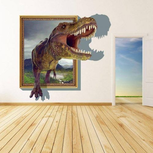 3D Dinosaur Wall Art Decor (Photo 4 of 20)