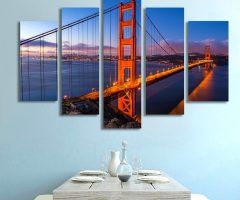 15 Collection of Golden Gate Bridge Canvas Wall Art