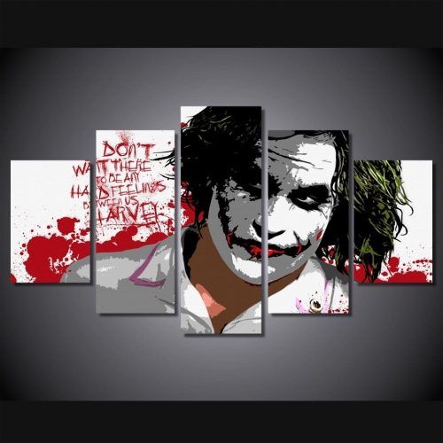 Joker Canvas Wall Art (Photo 7 of 15)