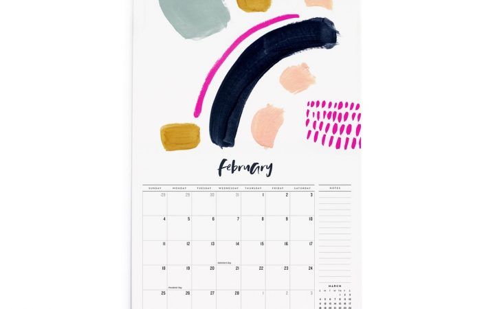 The 20 Best Collection of Abstract Calendar Art Wall
