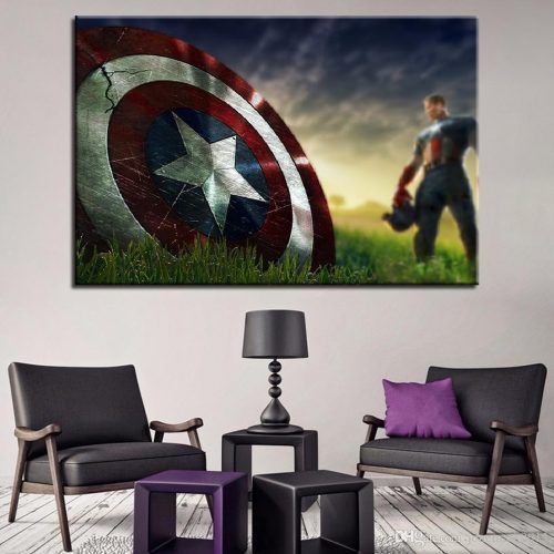 Captain America Wall Art (Photo 4 of 15)