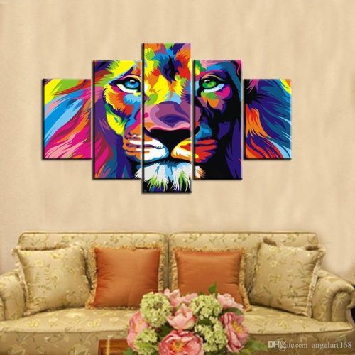 Abstract Lion Wall Art (Photo 13 of 20)