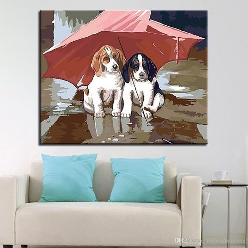 Dogs Canvas Wall Art (Photo 9 of 15)