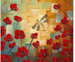 20 Best Collection of Dragonfly Painting Wall Art