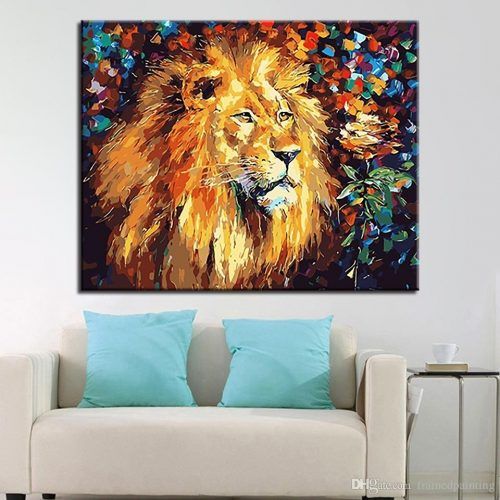Lion King Canvas Wall Art (Photo 5 of 15)