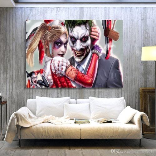 Joker Canvas Wall Art (Photo 4 of 15)