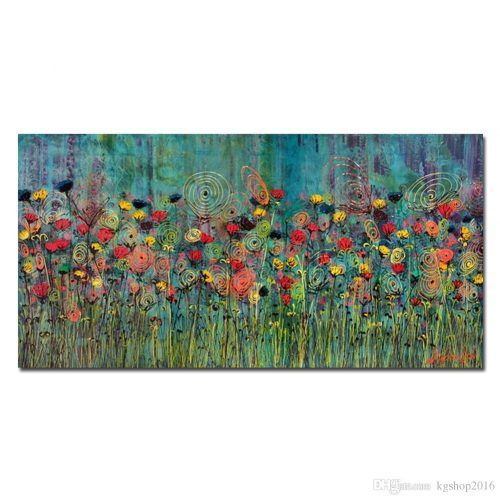 Abstract Floral Wall Art (Photo 19 of 20)