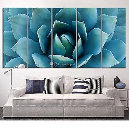 Blue Canvas Wall Art (Photo 2 of 15)