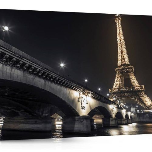 Canvas Wall Art Of Paris (Photo 8 of 15)