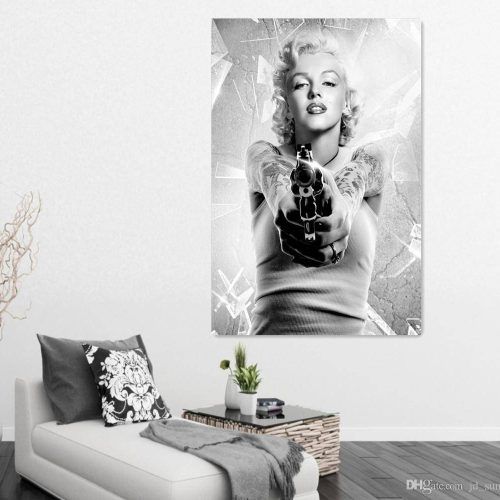 Marilyn Monroe Black And White Wall Art (Photo 12 of 15)