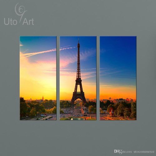 Eiffel Tower Canvas Wall Art (Photo 12 of 15)