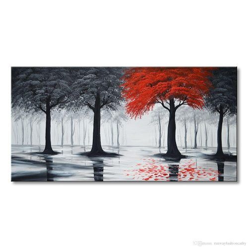 Large Red Canvas Wall Art (Photo 9 of 15)