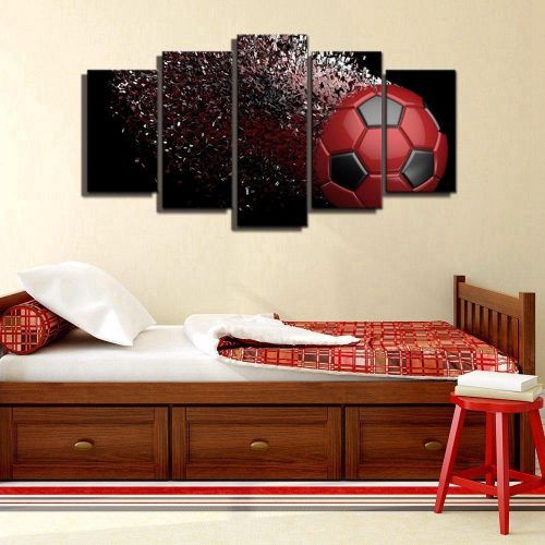 Red And Black Canvas Wall Art (Photo 16 of 20)
