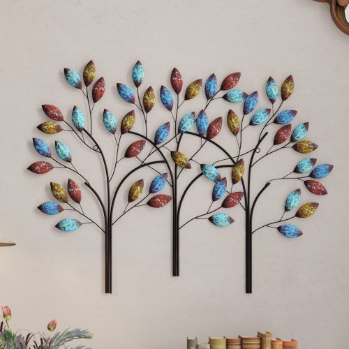 Contemporary Iron Leaves Wall Decor By Winston Porter (Photo 4 of 20)