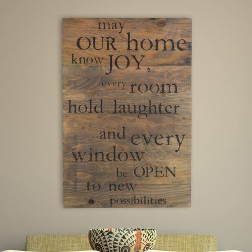 In-A-Word "welcome" Wall Decor By Fireside Home (Photo 3 of 20)
