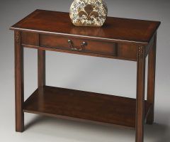 20 Collection of Heartwood Cherry Wood Console Tables