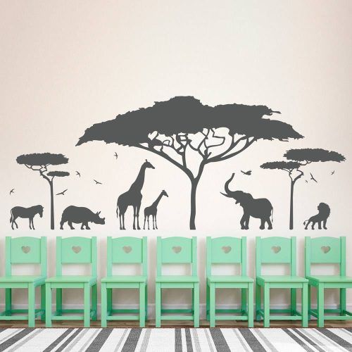 Safari Animal Wall Art (Photo 6 of 20)