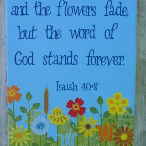 Scripture Canvas Wall Art (Photo 10 of 20)