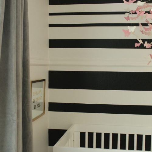 Horizontal Stripes Wall Accents (Photo 7 of 15)