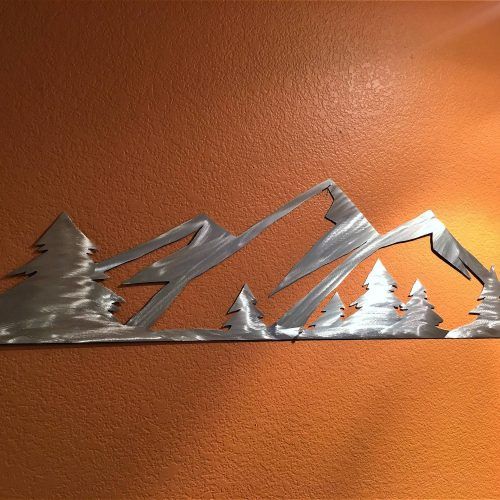 Mountains Metal Wall Art (Photo 5 of 20)