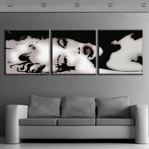 Marilyn Monroe Black And White Wall Art (Photo 11 of 15)