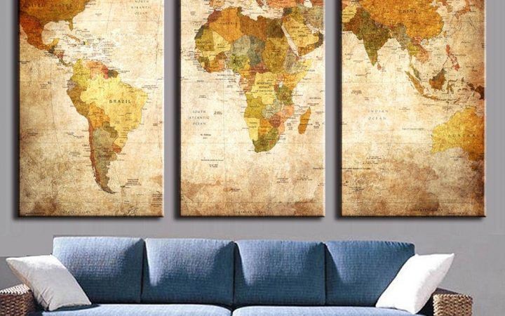  Best 20+ of World Map Wall Art Framed