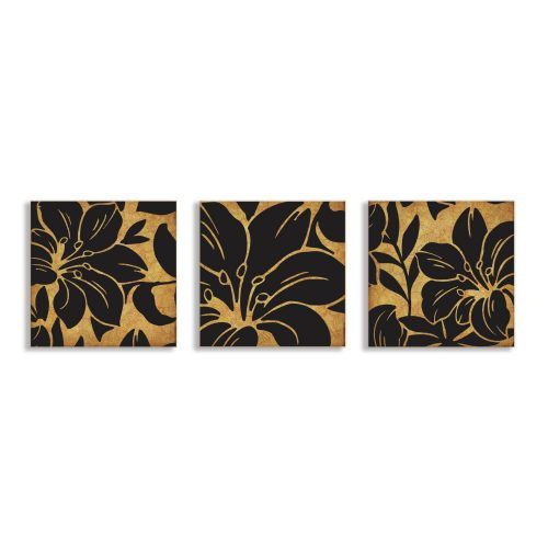 3 Piece Floral Canvas Wall Art (Photo 3 of 20)