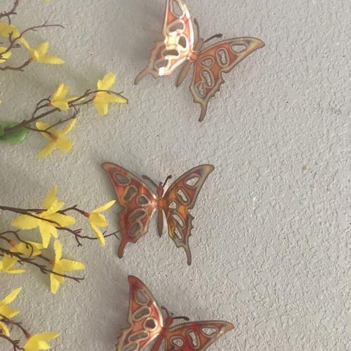 3 Piece Capri Butterfly Wall Decor Sets (Photo 2 of 20)